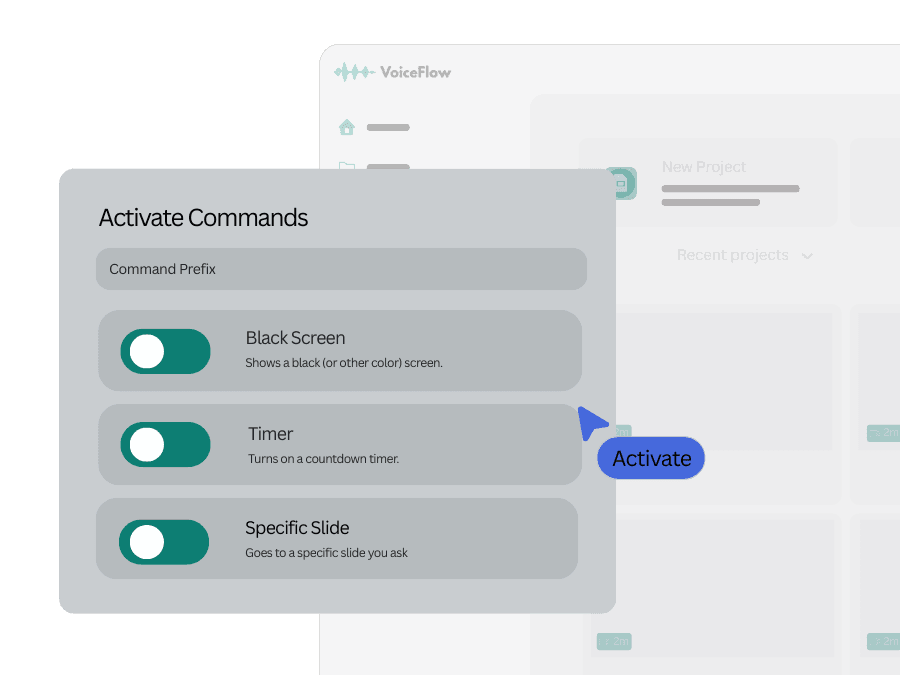 Hey PowerPoint commands